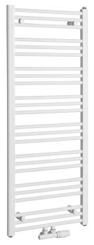 Grzejnik łazienkowy 500 x 1250 mm biały 525 W ALBRECHT 600.114.4 Bruckner