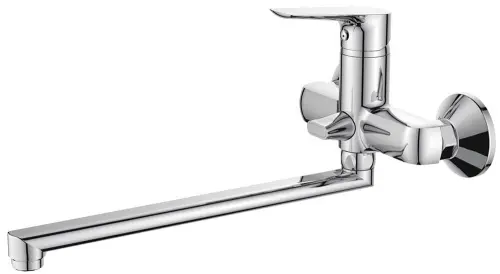 Bateria umywalkowa/wannowa ścienna chrom połysk LOTTA LT640 Aqualine