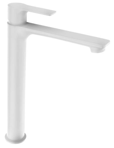 Bateria umywalkowa wysoka stojąca biały mat PAX XA07/14 Sapho