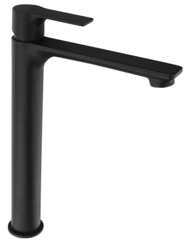 Bateria umywalkowa wysoka stojąca czarny mat PAX XA07/15 Sapho