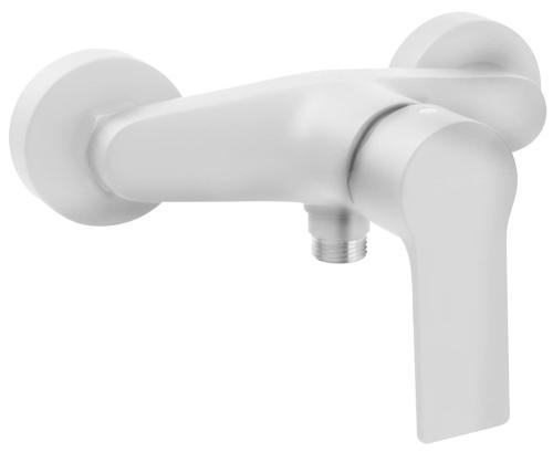 Bateria prysznicowa ścienna biały mat PAX XA11/14 Sapho