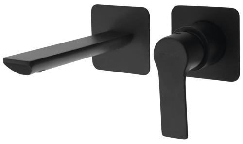 Bateria umywalkowa podtynkowa czarny mat PAX XA08/15 Sapho