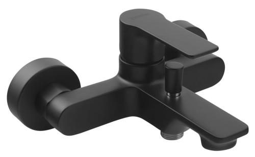 Bateria wannowa ścienna czarny mat PAX XA10/15 Sapho