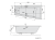 Wanna akrylowa asymetryczna 180 x 90 cm (prawa) czarny mat ANDRA 78771BM Polysan rysunek