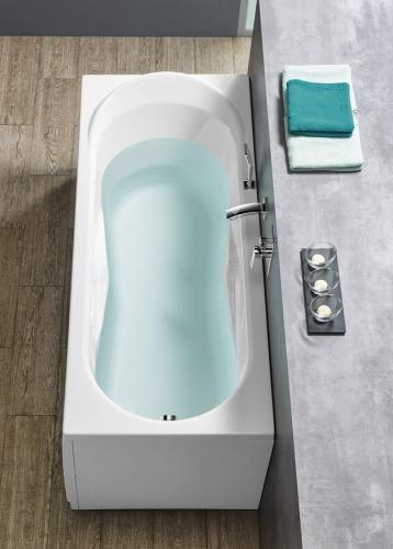 Wanna akrylowa prostokątna 160x74 cm ADRIANA 43111 Polysan z góry