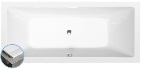 Wanna akrylowa prostokątna 180x70 cm KRYSTA SLIM 72906S Polysan