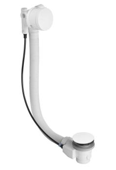 Syfon automatyczny do wanny z napełnianiem 975 mm 72 mm biały 71686W Polysan