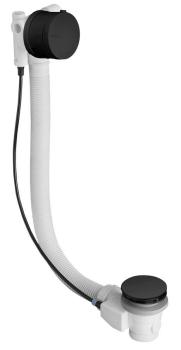 Syfon automatyczny do wanny z napełnianiem 975 mm 72 mm czarny mat 71686B Polysan