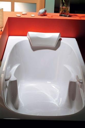 Wanna akrylowa prostokątna 170x80 cm KAMELIE SLIM 35111S Polysan aranżacja