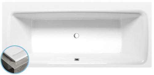 Wanna akrylowa prostokątna 170x80 cm KVADRA SLIM 18611S Polysan