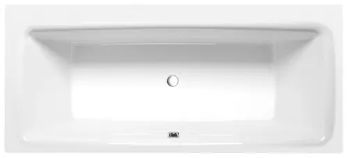 Wanna akrylowa prostokątna 180x80 cm KVADRA SLIM 17611S Polysan z góry