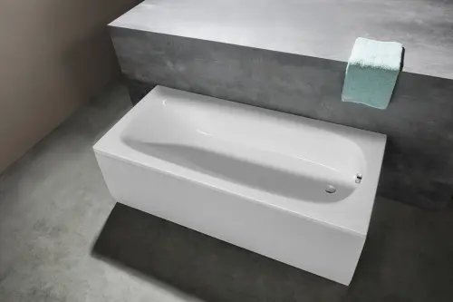 Wanna akrylowa prostokątna 170x75 cm EBRO 26711 Polysan aranżacja