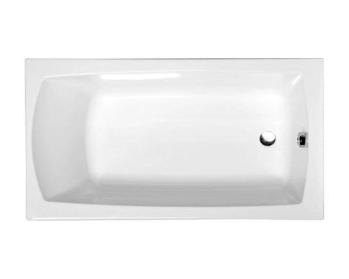 Wanna akrylowa prostokątna 130x70 cm LILY SLIM 77511S Polysan z góry