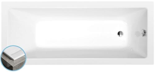 Wanna akrylowa prostokątna 160x70 cm NOEMI SLIM 71707S Polysan