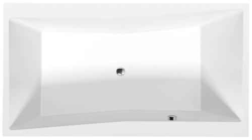 Wanna akrylowa prostokątna 180x100 cm QUEST SLIM 78511S Polysan z góry