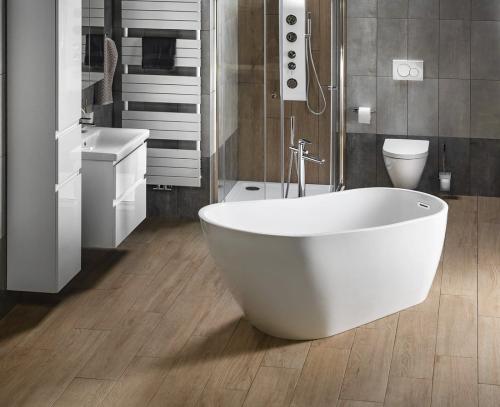 Wanna wolnostojąca 170x80 cm TISA E1780 Aqualine aranżacja