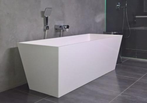Wanna wolnostojąca 159x65 cm KVADRIE GVKV1590 Gelco wizualizacja