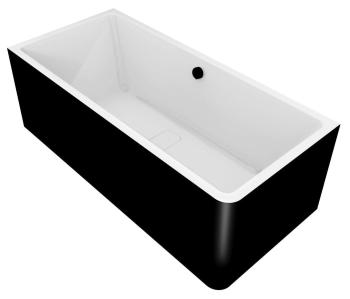 Wanna wolnostojąca 195x85 cm przyścienna MARLENE CURVE L MONOLITH 78731MCLB Polysan