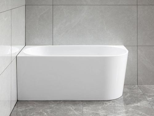 Wanna wolnostojąca 140x70 cm lewa TIBERA L E1066 Aqualine wizualizacja