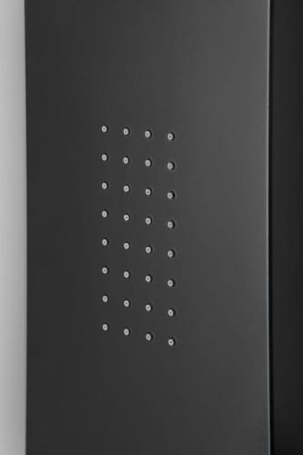 Panel prysznicowy z baterią czarny mat JACOB WN683 Sapho dysze