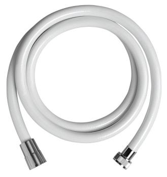 Wąż prysznicowy plastikowy 150 cm biały NOPEL 11078 Aqualine