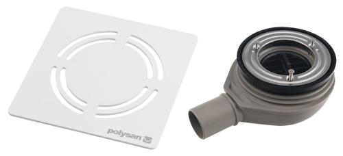 Syfon do brodzika prysznicowego 90 mm DN40 biały FLEXIA GEBERIT 17741 Polysan