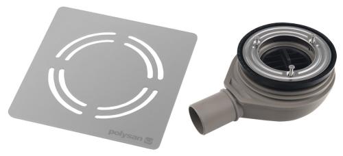 Syfon do brodzika prysznicowego 90 mm DN40 stal nierdzewna FLEXIA GEBERIT 17731 Polysan