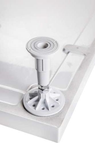 Nóżki do brodzików prysznicowych z kompozytu (5 szt./komplet) samoprzylepne 103700000208 Sapho przyklejone