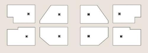 Brodzik prysznicowy kwadratowy kompozytowy 90 x 90 cm biały FLEXIA 71546 Polysan możliwość docięcia