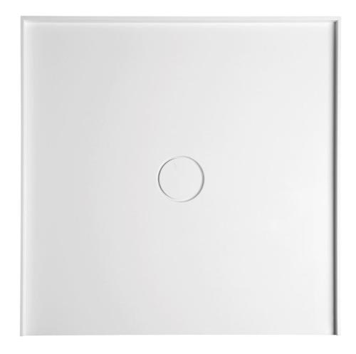 Brodzik prysznicowy kwadratowy kompozytowy 90 x 90 cm biały MIRAI 73185 Polysan