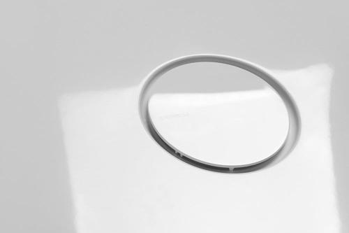 Brodzik prysznicowy kwadratowy kompozytowy 90 x 90 cm biały MIRAI 73185 Polysan syfon