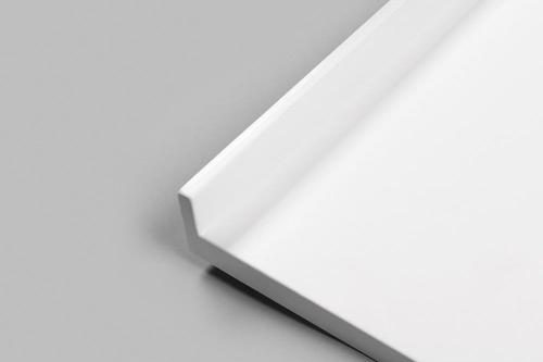 Brodzik prysznicowy kwadratowy kompozytowy 90 x 90 cm biały MIRAI 73185 Polysan z bliska