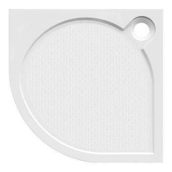 Brodzik prysznicowy półokrągły kompozytowy R55 80 x 80 cm ARCA PA558 Gelco syfon