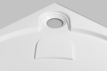 Brodzik prysznicowy półokrągły kompozytowy R55 90 x 90 cm ARCA PA559 Gelco z bliska