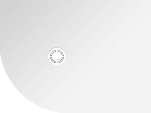 Brodzik prysznicowy półokrągły kompozytowy R55 120 x 90 cm biały prawy FLEXIA 91391 Polysan