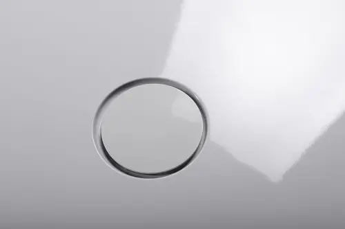 Brodzik prysznicowy prostokątny kompozytowy 100 x 80 cm biały prawy MIRAI 73170 Polysan syfon