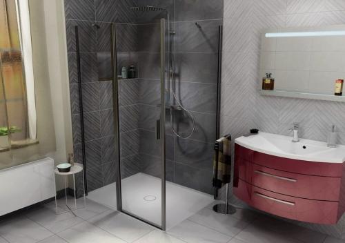 Brodzik prysznicowy prostokątny kompozytowy 120 x 90 cm biały prawy MIRAI 73180 Polysan wizualizacja