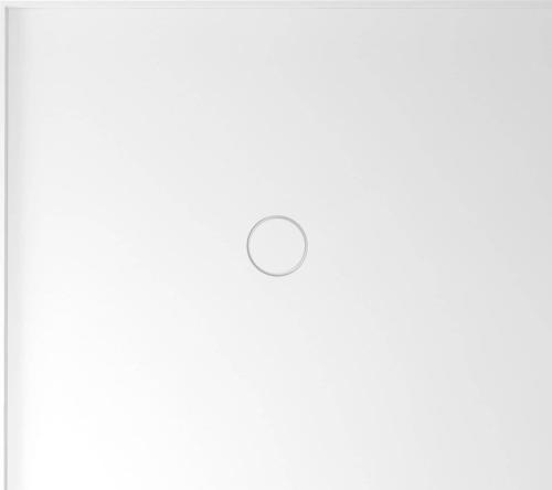 Brodzik prysznicowy prostokątny kompozytowy 90 x 80 cm biały lewy MIRAI 73167 Polysan