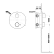 Bateria prysznicowa podtynkowa 2 funkcyjna chrom RH399 Sapho rysunek