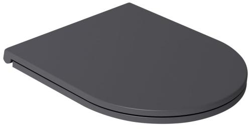 Deska WC wolnoopadająca antracyt INFINITY 40KF0522I-S Isvea