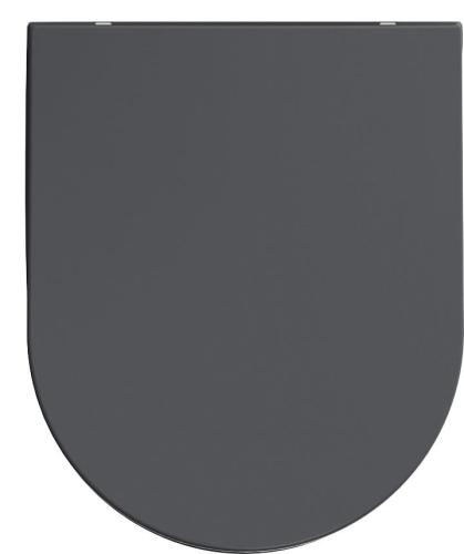 Deska WC wolnoopadająca antracyt INFINITY 40KF0522I-S Isvea z góry