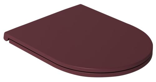 Deska WC wolnoopadająca Maroon Red INFINITY 40KF0543I-S Isvea