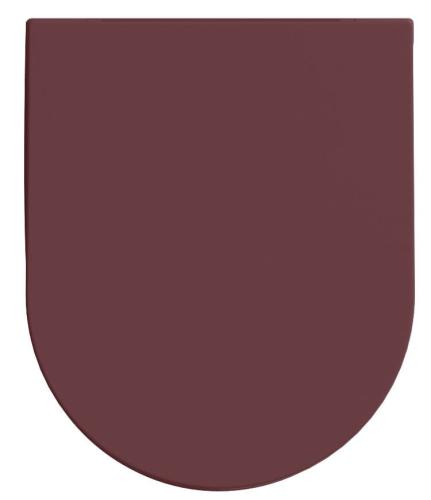 Deska WC wolnoopadająca Maroon Red INFINITY 40KF0543I-S Isvea z góry
