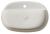 Umywalka nablatowa ceramiczna 60 x 40 cm Ivory INFINITY OVAL 10NF65060-2K Isvea z góry