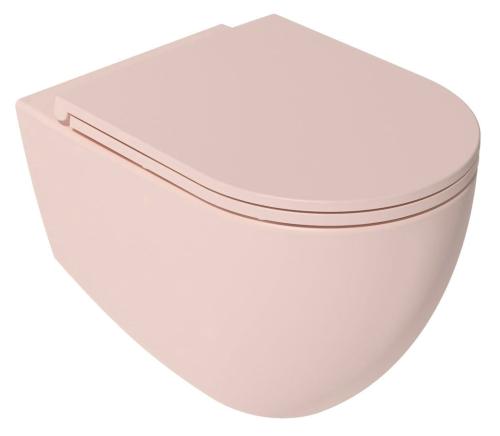 Deska WC wolnoopadająca Salmon mat INFINITY 40KF0541I-S Isvea  na wc