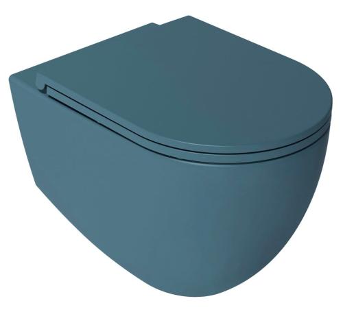 Deska WC wolnoopadająca Petrol mat INFINITY 40KF0545I-S Isvea na wc