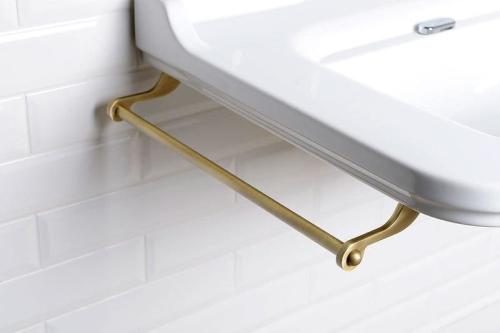 WALDORF Reling do umywalki 40 cm, brąz 740893 Kerasan z umywalka