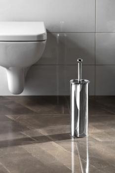 Szczotka WC stojąca okrągła SIMPLE LINE 04065F Aqualine aranżacja