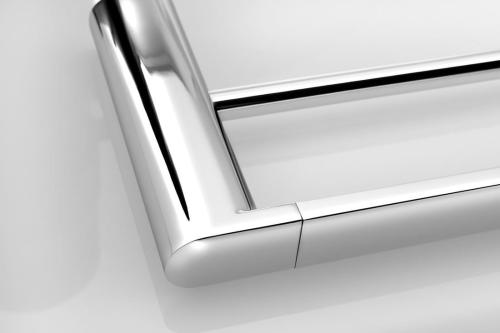 Wieszak na ręczniki podwójny 60 cm chrom FLORI RF011 Sapho z bliska