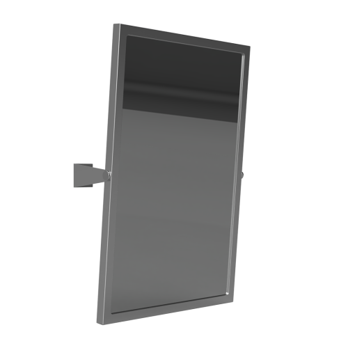 Lustro obrotowe 40 x 60 cm rama ze stali nierdzewnej szczotkowanej HELP 301401032 Bemeta